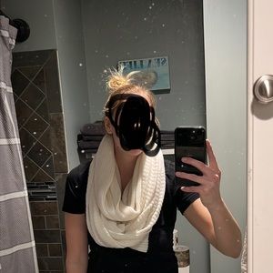 off white long scarf